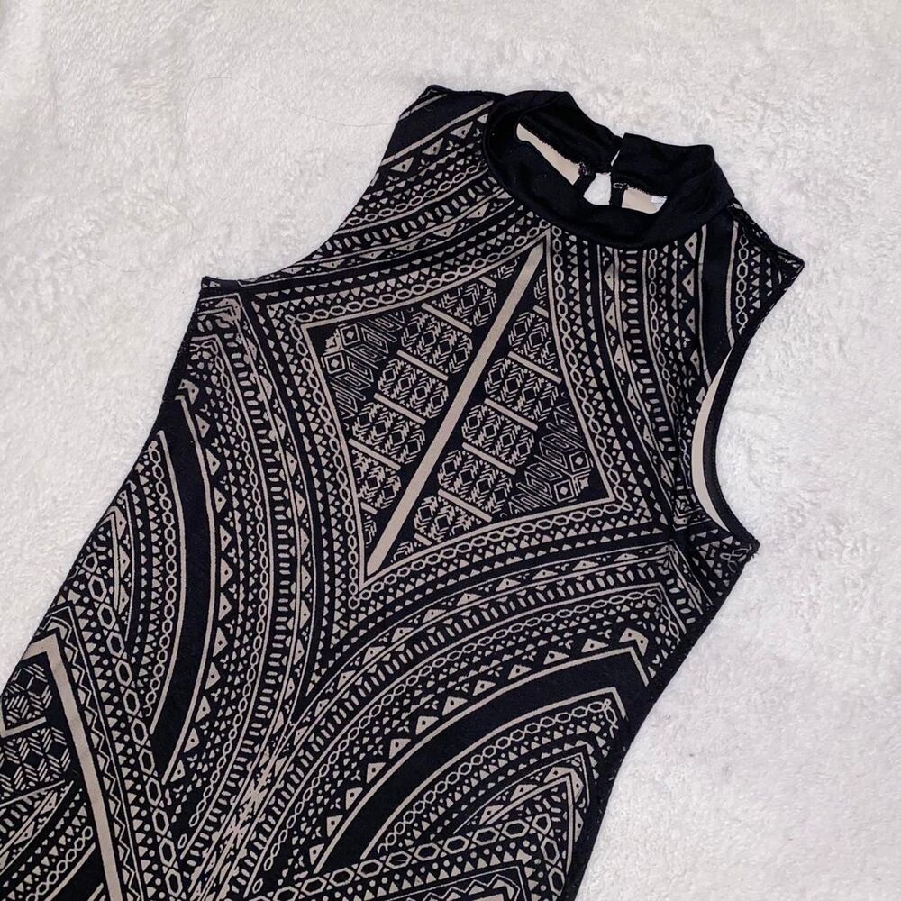 Blue-sky Women's Khaki and Black Dress